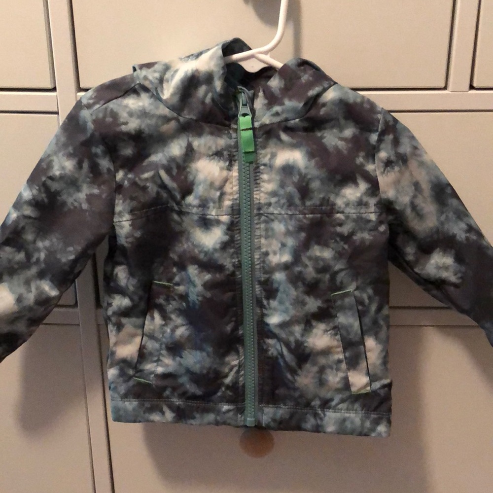 Cat&Jack Blue tie-dye windbreaker
